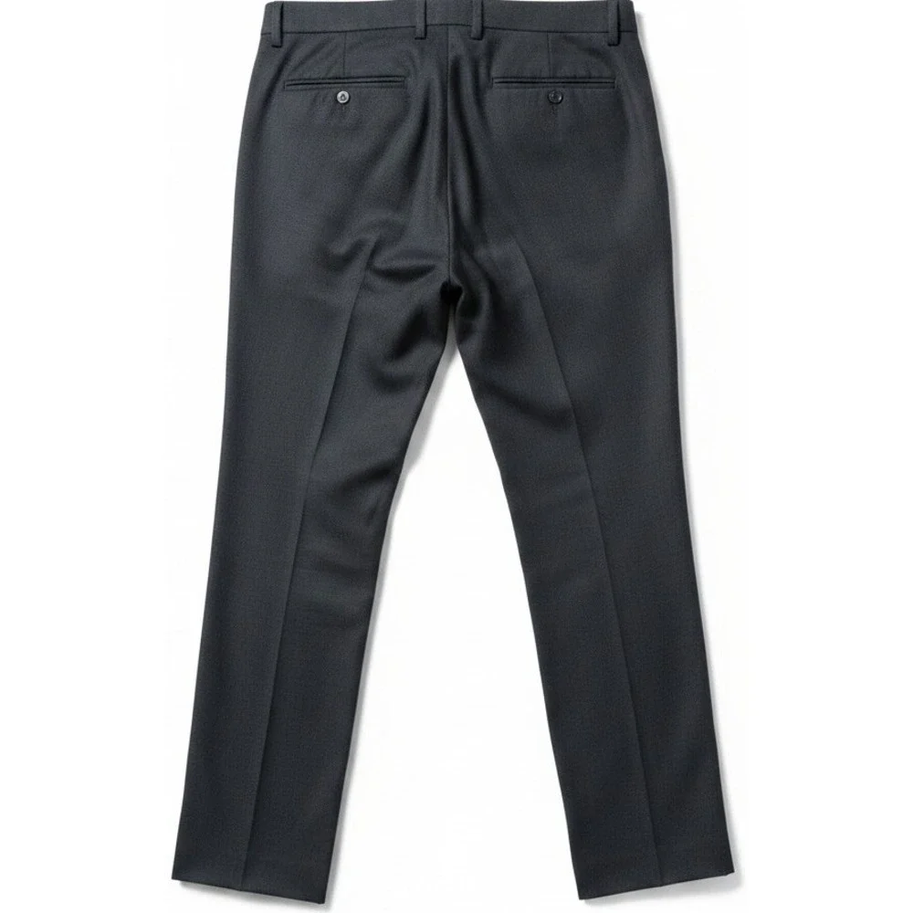 Banana Republic Men's Tailored Dress Pants 30x32 Black Flat Front NWT
